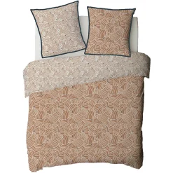 Future Home Parure de lit 2 personnes graphique floral en coton 260x240cm