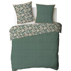 Future Home Parure de lit 2 personnes floral et pois en coton 240x220cm Online