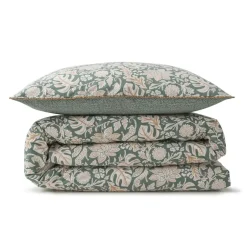Future Home Parure de lit 2 personnes floral et pois en coton 240x220cm Online