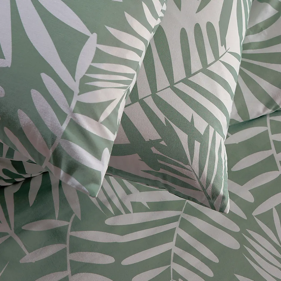 Future Home Parure de lit 2 personnes tropical en polycoton 240x220cm