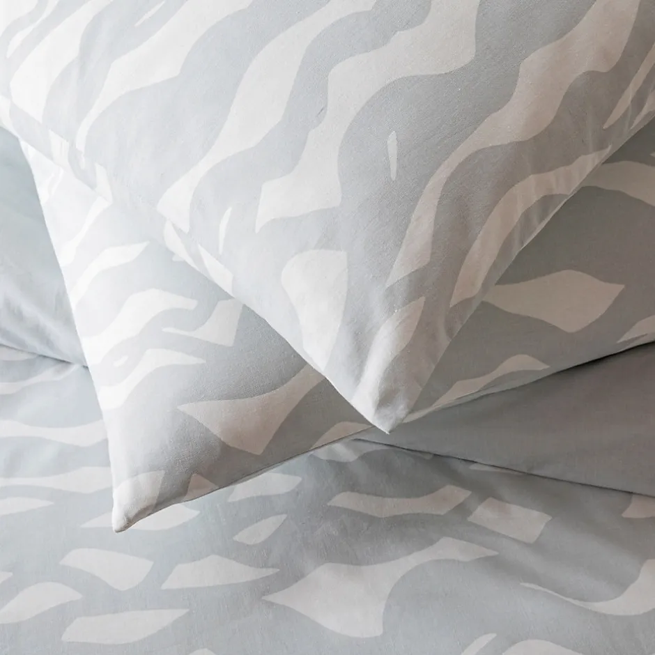 Future Home Parure de lit 2 personnes nuage réversible en coton 260x240cm
