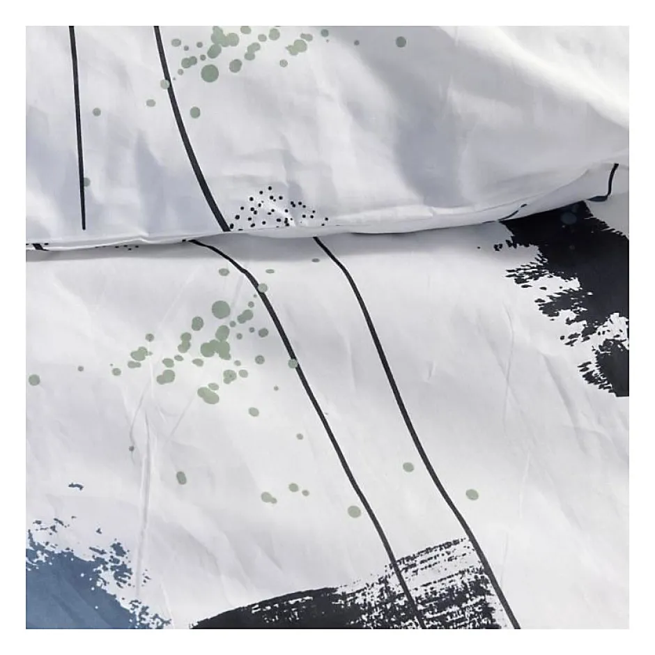 Todays Tools Parure de lit 2 personnes - TODAY - Sunshine 16.2 - 220 x 240 cm - 100% Coton imprimé