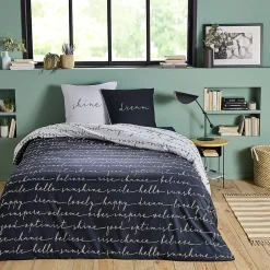Future Home Parure de lit 2 personnes en microfibre 200x200cm