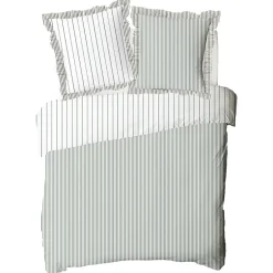 Future Home Parure de lit 2 personnes en coton 57 fils imprimé blanc 260x240cm Sale