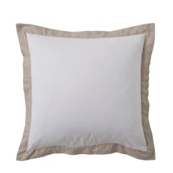 Douceur D'Intérieur Parure de lit 3 Pièces coton et lin (260x240 cm - Blanc)