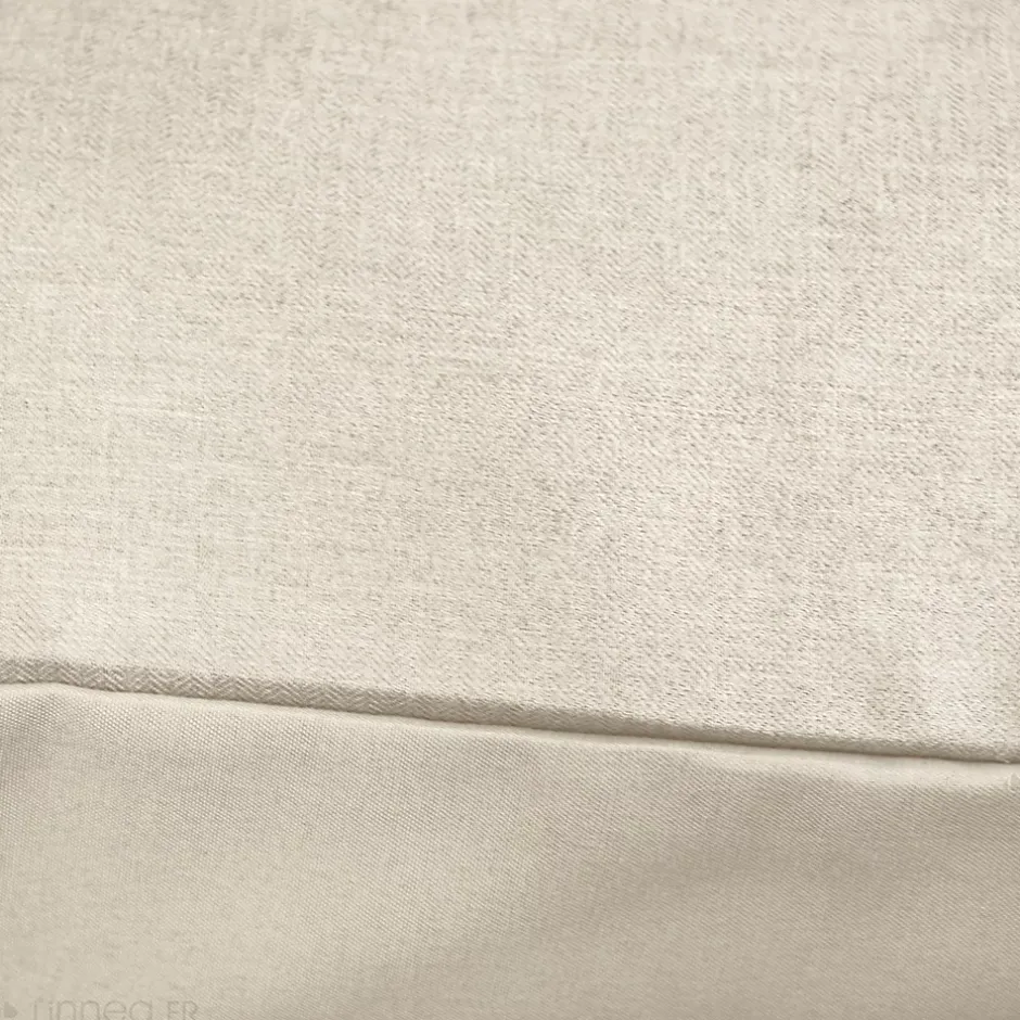 Linnea Parure de lit 3 pièces 260x240 cm microfibre SENSATION FLANELLE beige New