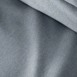 Linnea Parure de lit 3 pièces 240x220 cm SENSATION FLANELLE Ardoise Discount