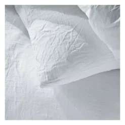 Todays Tools Parure de lit - TODAY - 123320 - 2 personnes - 260x240cm - Gaze de coton unie - Craie Hot