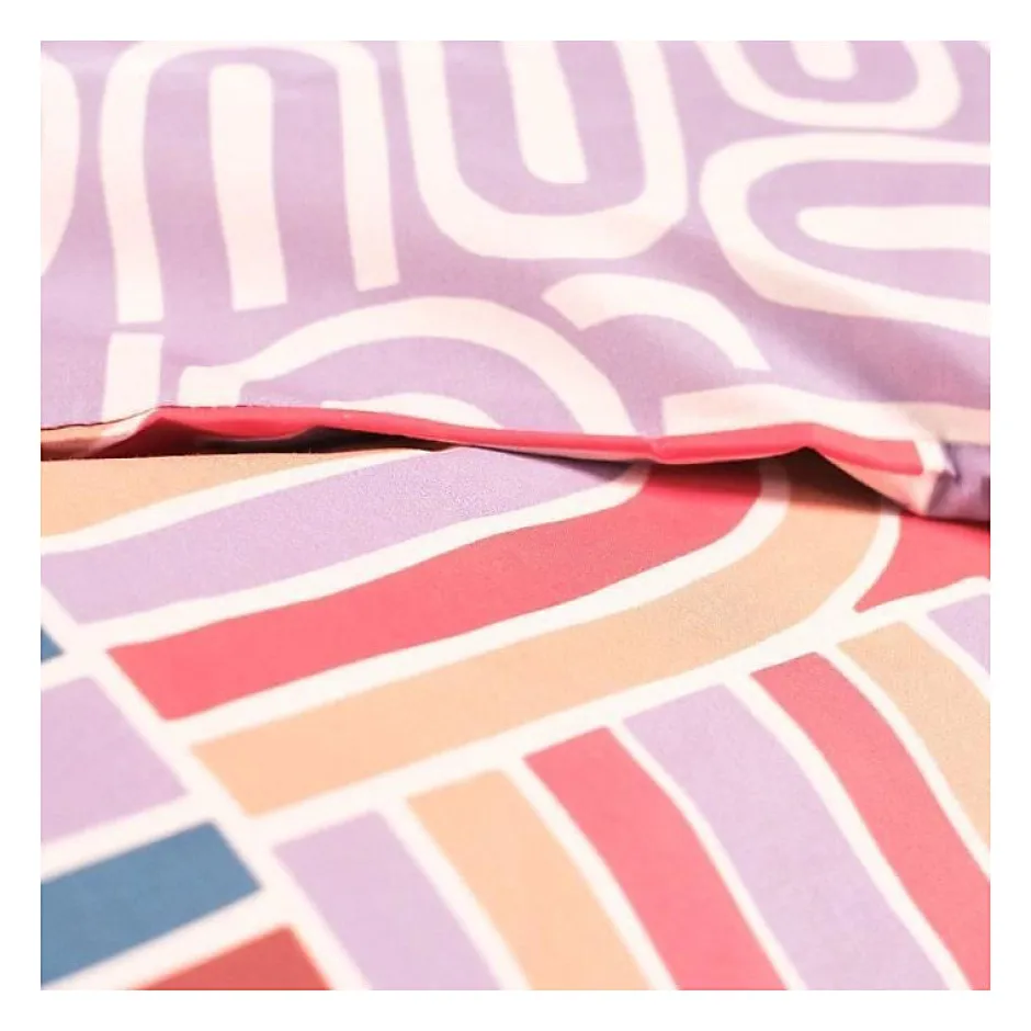 Todays Tools Parure de lit - TODAY - Sunshine - 119484 - 2 personnes - 260x240cm - Coton - Imprimé 11.53