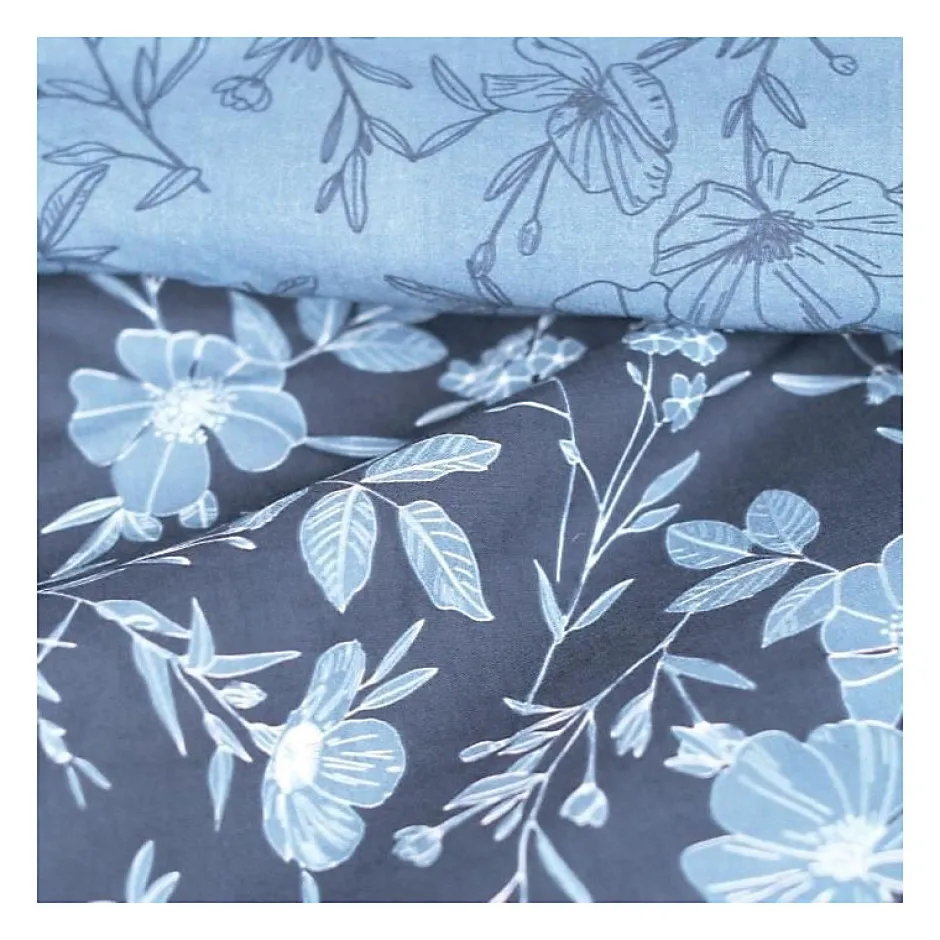 Todays Tools Parure de lit - TODAY Sunshine - 240x260 cm - 2 personnes - coton imprimé floral