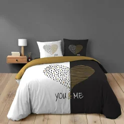 Douceur D'Intérieur Parure de lit 240 x 220 cm coton imprimé Miu