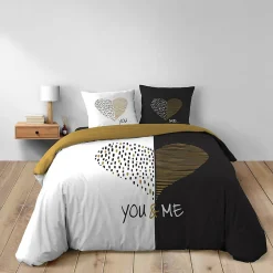 Douceur D'Intérieur Parure de lit 240 x 220 cm coton imprimé Miu