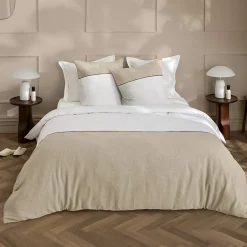Douceur D'Intérieur Parure de lit 240 x 220 cm Coton 57 fils & coton tissé GABRIELLE
