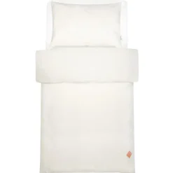 Sevira Kids Parure de lit bébé réversible housse de couette et taie d'oreiller en Lin lavé