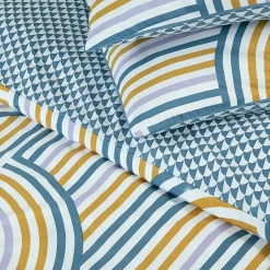 Future Home Parure de lit double arche en microfibre lavée 200x200cm