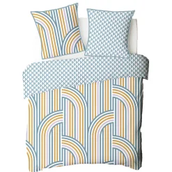 Future Home Parure de lit double arche en microfibre lavée 200x200cm