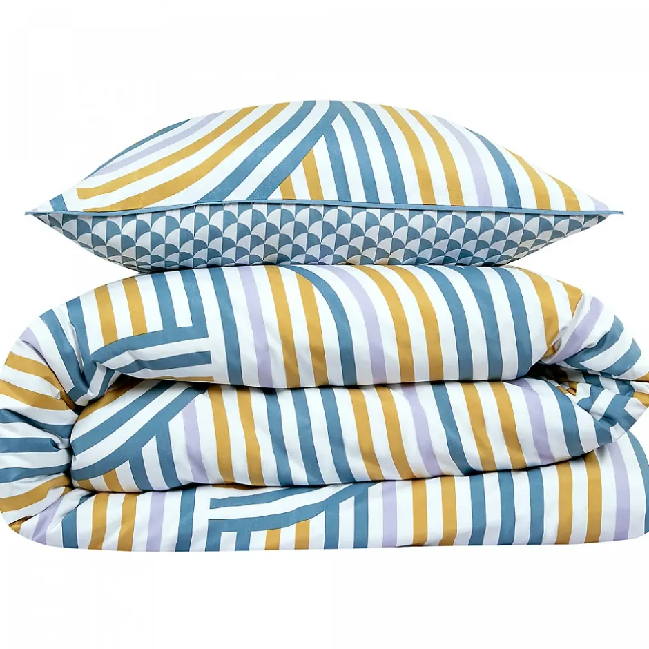 Future Home Parure de lit double arche en microfibre lavée 260x240cm