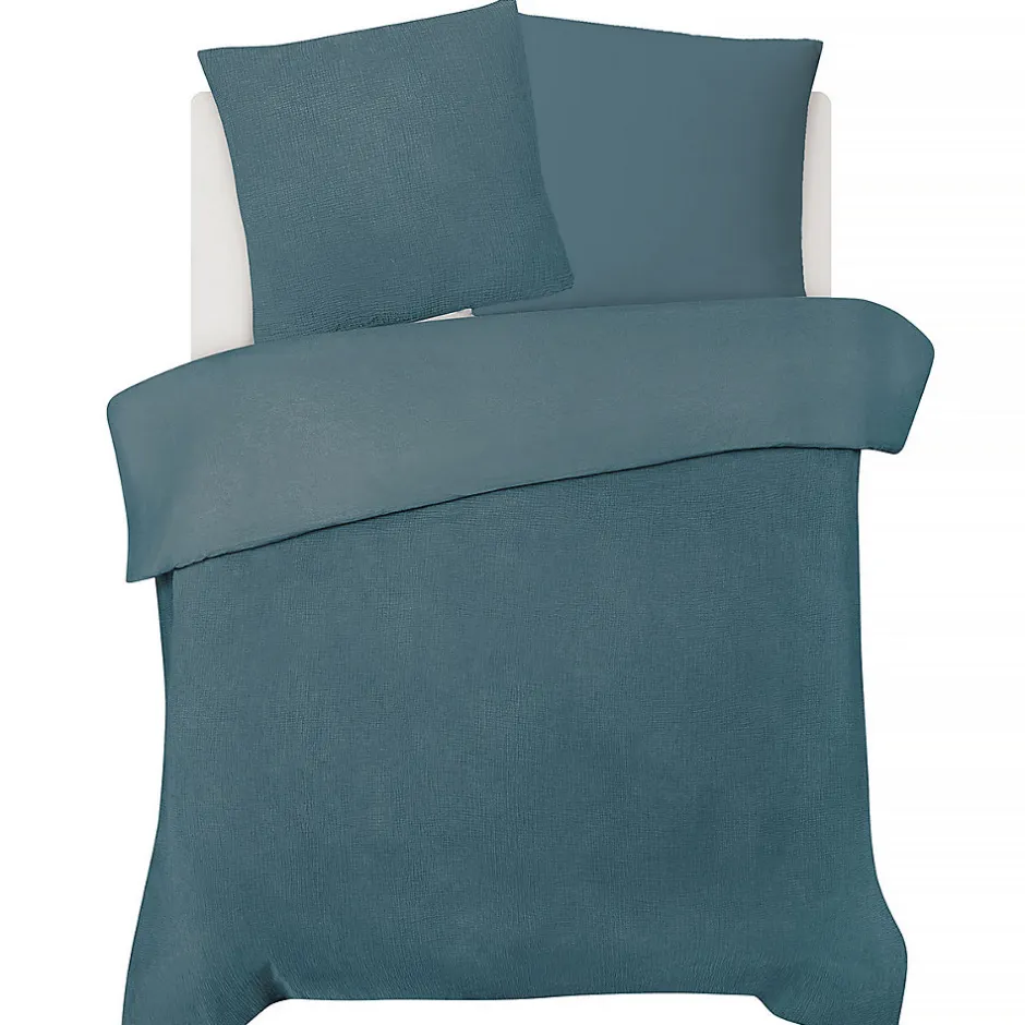Future Home Parure de lit double en gaze de coton 260x240cm