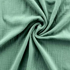 Douceur D'Intérieur Parure de lit en gaze de coton (240x220 cm - Sauge) Hot