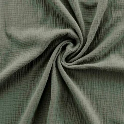 Douceur D'Intérieur Parure de lit en gaze de coton (240x220 cm - Kaki)