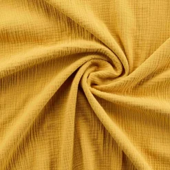 Douceur D'Intérieur Parure de lit en gaze de coton (240x220 cm - Jaune)