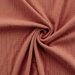 Douceur D'Intérieur Parure de lit en gaze de coton (260x240 cm - Terracotta) Online
