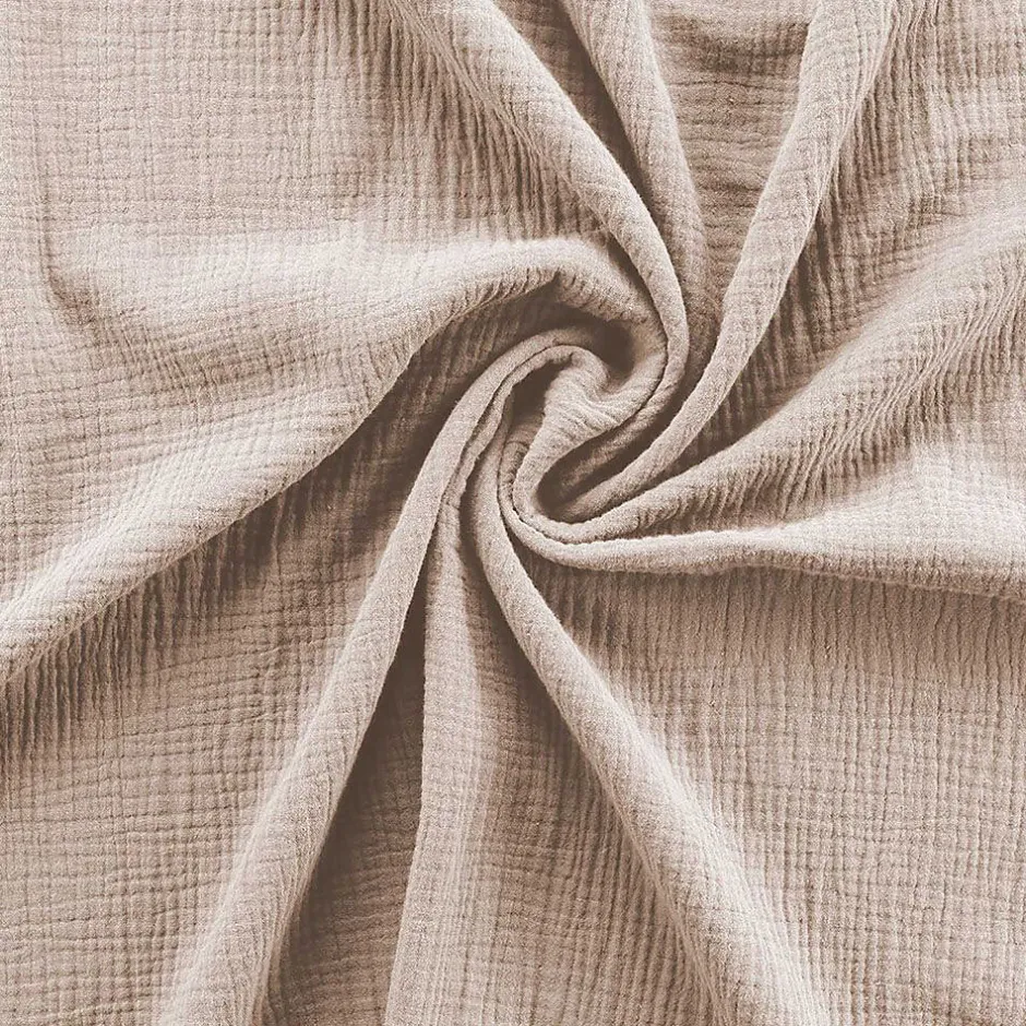 Douceur D'Intérieur Parure de lit en gaze de coton (240x220 cm - Sable)