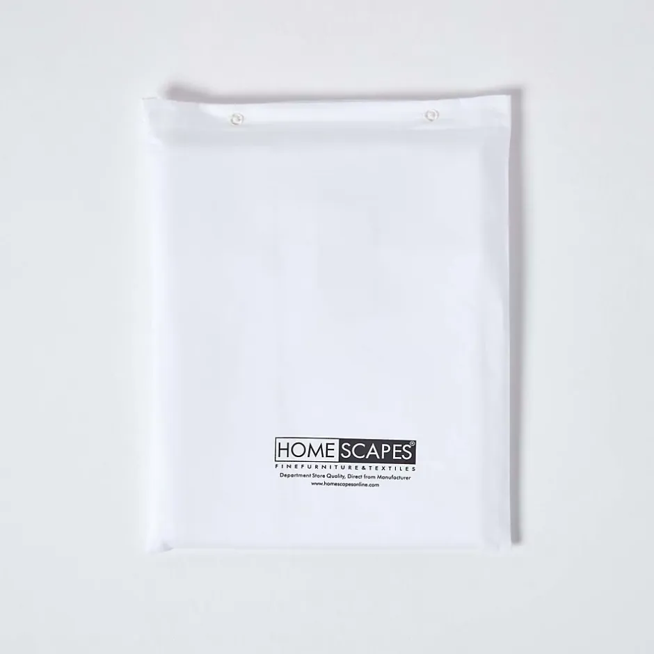 Homescapes Parure de lit en satin de coton égyptien 1000 fils blanc, 135x200cm - Best