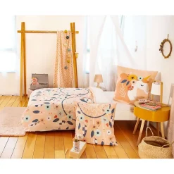 Côté Déco Parure de lit enfant Attrape-rêves - 100% coton adouci 57 fils