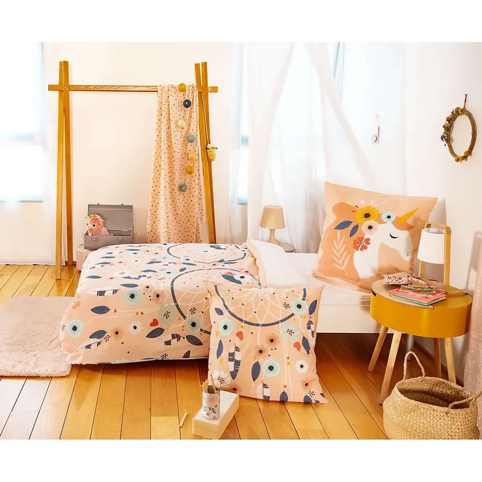 Côté Déco Parure de lit enfant Attrape-rêves - 100% coton adouci 57 fils