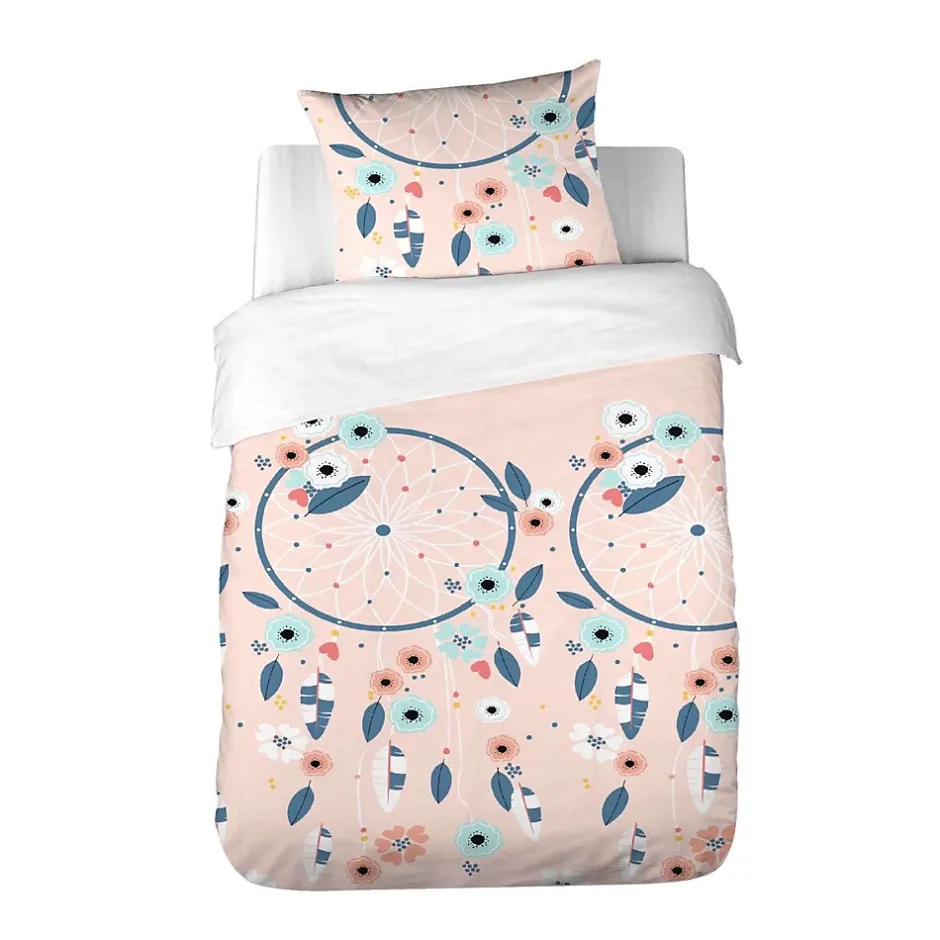 Côté Déco Parure de lit enfant Attrape-rêves - 100% coton adouci 57 fils