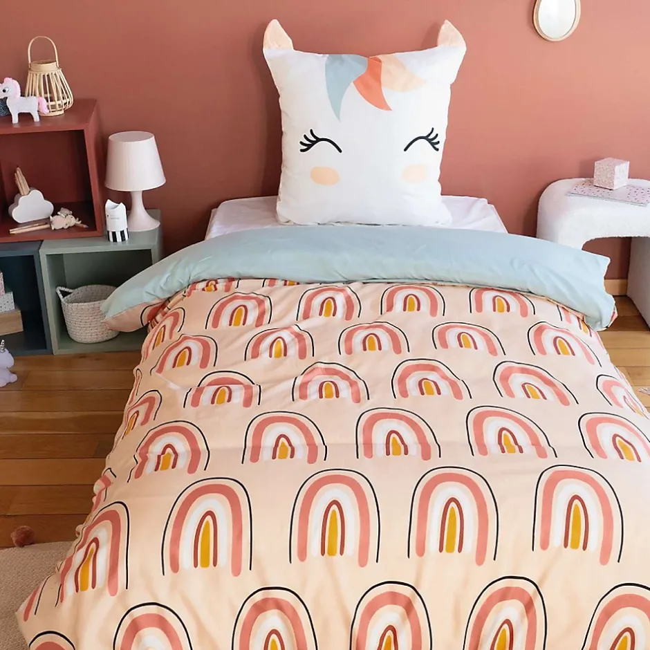 Côté Déco Parure de lit enfant Licorne - 100% polyester 72g/m²