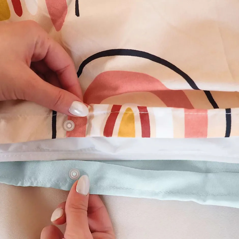 Côté Déco Parure de lit enfant Licorne - 100% polyester 72g/m²