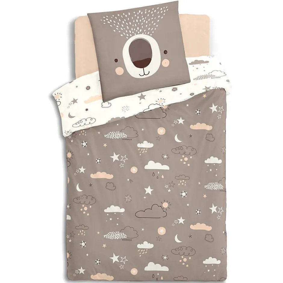 Atmosphera Créateur D'Intérieur Parure de lit enfant Ours - coton 140x200 cm - Atmosphera