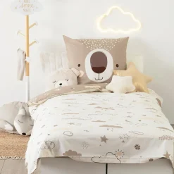 Atmosphera Créateur D'Intérieur Parure de lit enfant Ours - coton 140x200 cm - Atmosphera