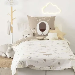 Atmosphera Parure de lit enfant Ourson - 100% coton 57 fils Clearance