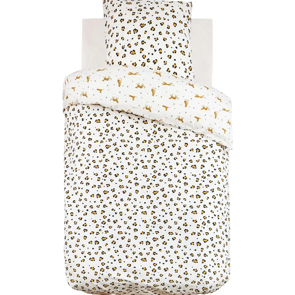 Atmosphera Parure de lit enfant réversible léopard - 100% coton 57 fils/cm² Online
