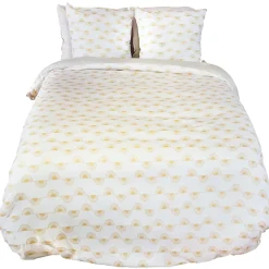 Linnea Parure de lit HELIS 240x220 cm 100% polyester microfibre blanc 3 pièces Hot