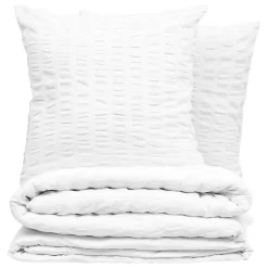 Atmosphera Créateur D'Intérieur Parure de lit Irhia 240x220cm blanc - Atmosphera