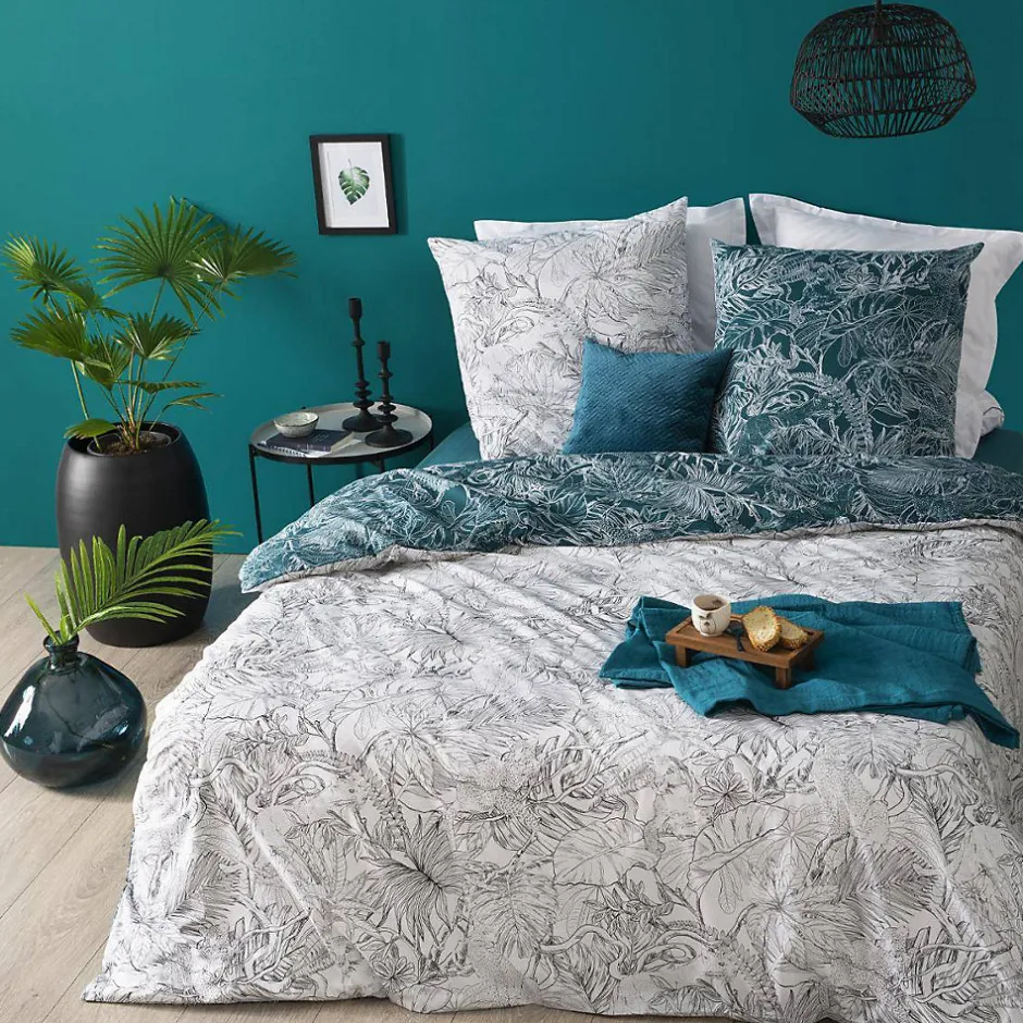 Atmosphera Créateur D'Intérieur Parure de lit Jungle en coton 260x240 cm - Atmosphera Discount