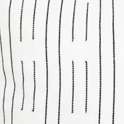 Atmosphera Créateur D'Intérieur Parure de lit Kain coton blanc/noir 240x220cm - Atmosphera