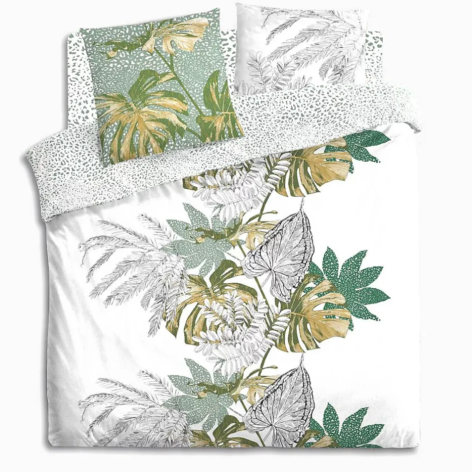 Atmosphera Créateur D'Intérieur Parure de lit Monstera en coton 240x220 cm - Atmosphera Hot