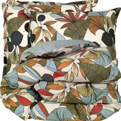 Linnea Parure de lit percale de coton 240x220 cm CASCADE vert Sauge 3 pièces Online
