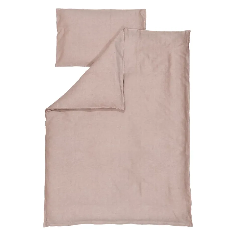 Kindsgut Parure de lit pour enfant 135 x 100 cm avec fermeture éclaire rose foncé Sale