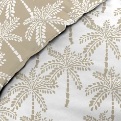 Douceur D'Intérieur Parure de lit réversible 100% coton (240x220 cm - Naturel)