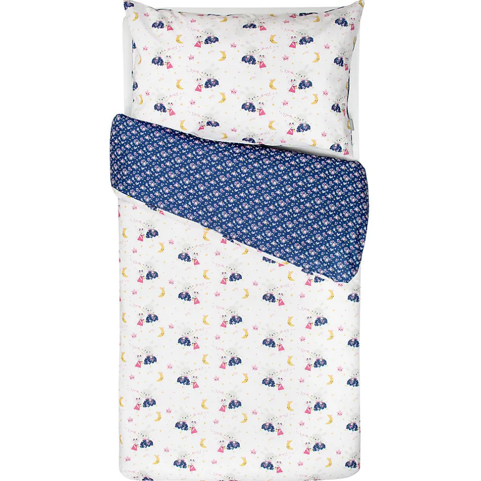Sevira Kids Parure de lit réversible en coton Fairy Flore Outlet
