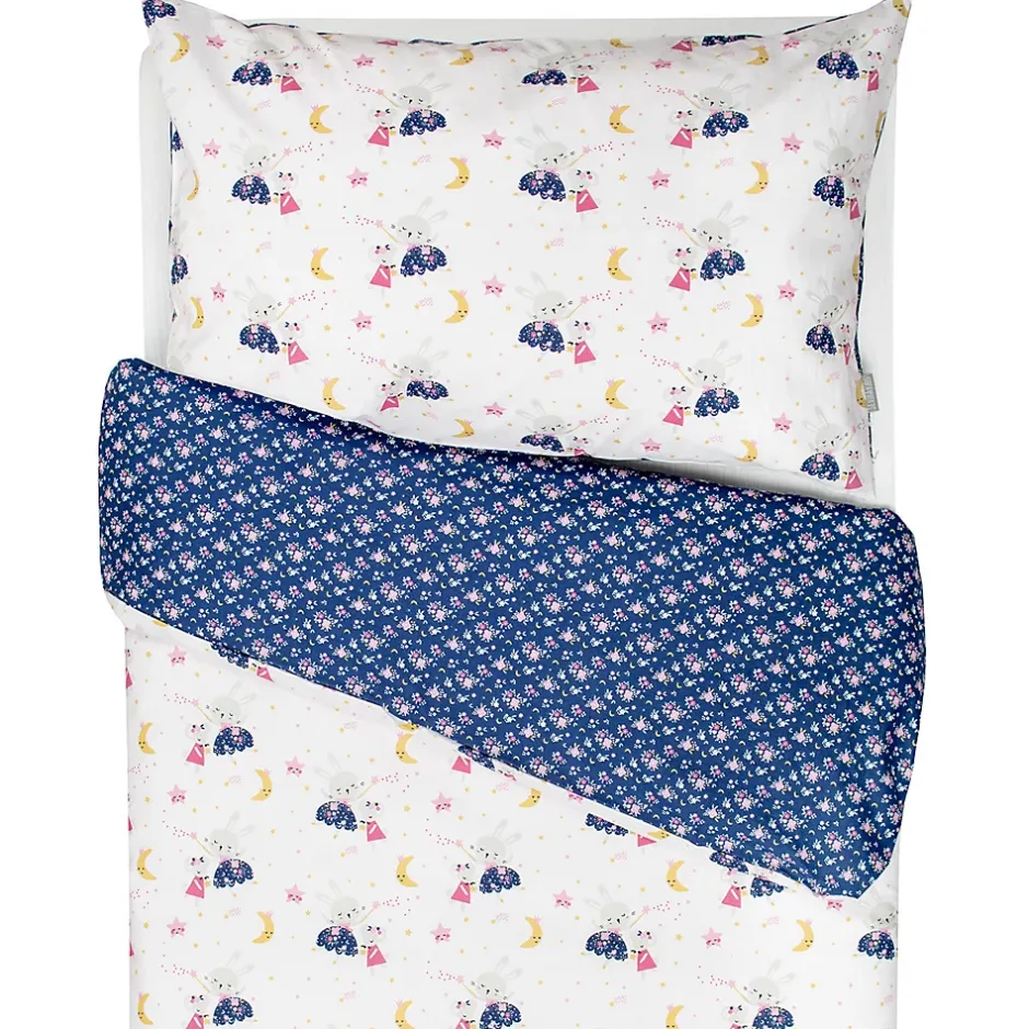 Sevira Kids Parure de lit réversible en coton Fairy Flore Outlet
