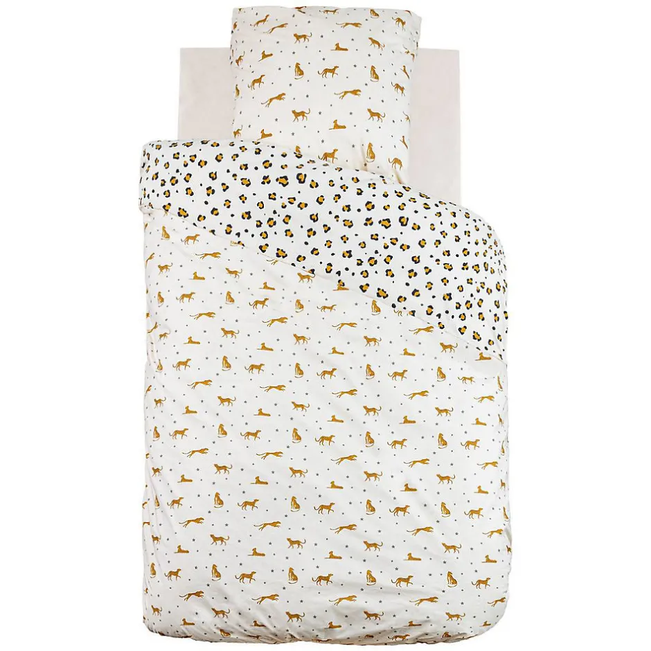 Atmosphera Créateur D'Intérieur Parure de lit Telma motif léopard 140x200cm - Atmosphera