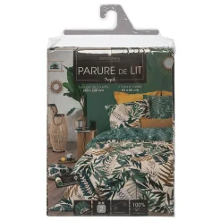 Atmosphera Créateur D'Intérieur Parure de lit Tropik en coton 240x220 cm - Atmosphera
