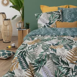 Atmosphera Créateur D'Intérieur Parure de lit Tropik en coton 240x220 cm - Atmosphera